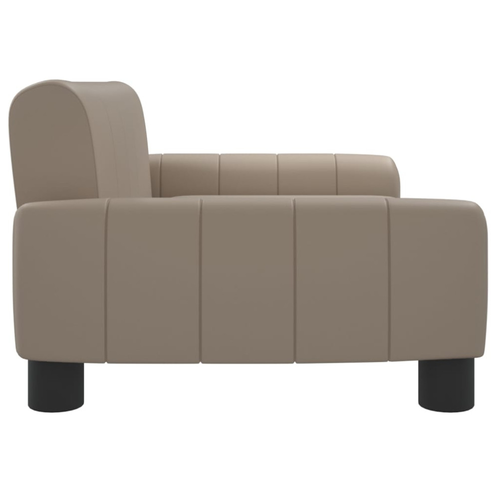Produktbild för Hundbädd cappuccino 70x45x30 cm konstläder