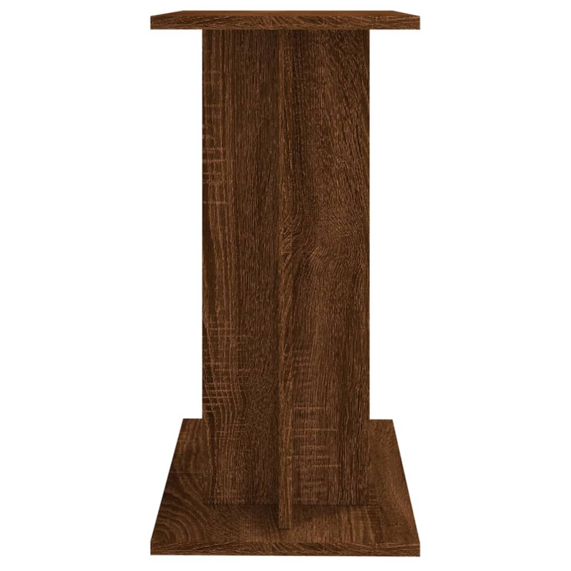 Produktbild för Akvariebänk brun ek 60x30x60 cm konstruerat trä