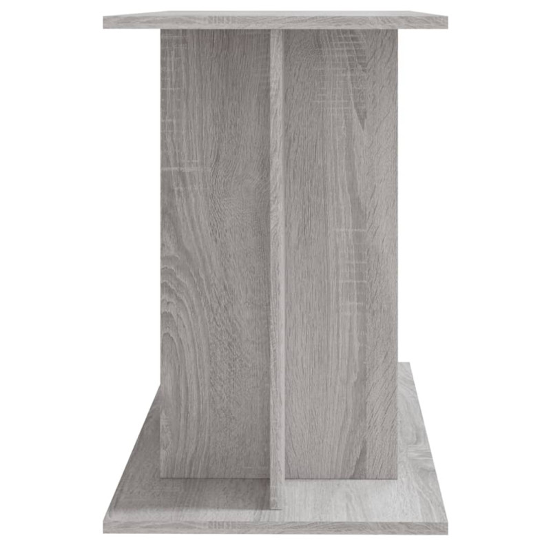 Produktbild för Akvariebänk grå sonoma 100x40x60 cm konstruerat trä