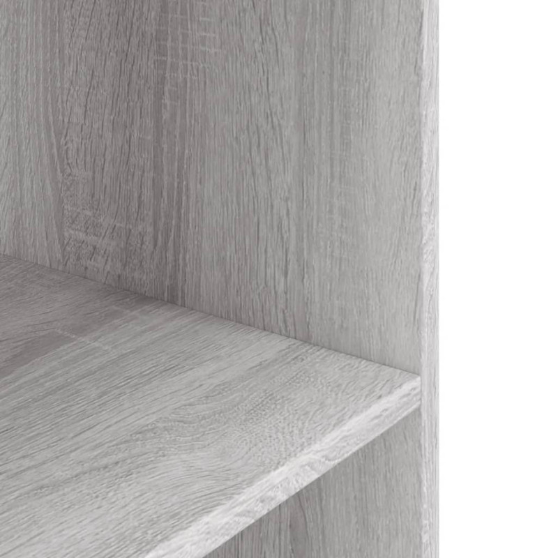 Produktbild för Akvariebänk grå sonoma 100x40x60 cm konstruerat trä