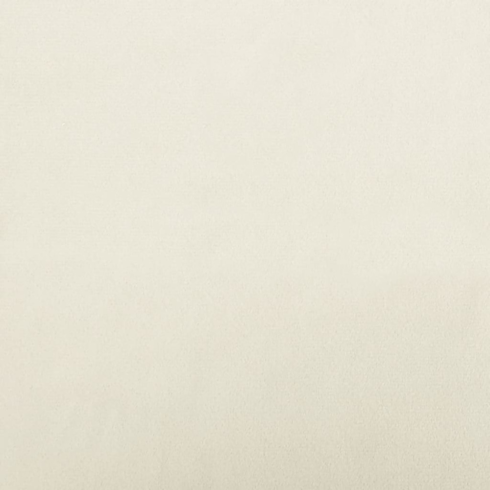 Produktbild för Hundbädd gräddvit 70x40x24 cm sammet