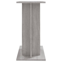 Miniatyr av produktbild för Akvariebänk grå sonoma 60x30x60 cm konstruerat trä