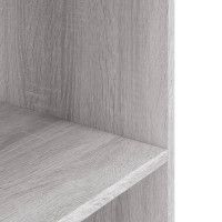 Miniatyr av produktbild för Akvariebänk grå sonoma 60x30x60 cm konstruerat trä