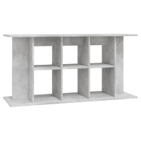 Miniatyr av produktbild för Akvariebänk betonggrå 120x40x60 cm konstruerat trä