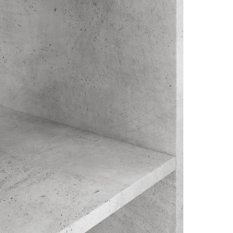 Produktbild för Akvariebänk betonggrå 120x40x60 cm konstruerat trä