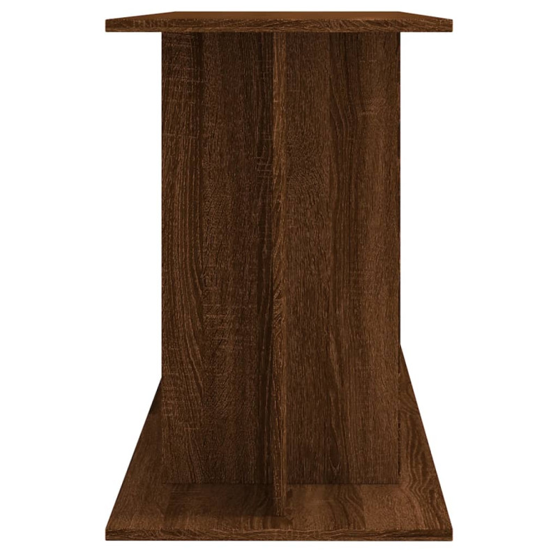 Produktbild för Akvariebänk brun ek 120x40x60 cm konstruerat trä