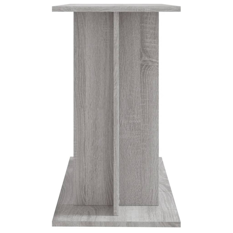 Produktbild för Akvariebänk grå sonoma 80x35x60 cm konstruerat trä