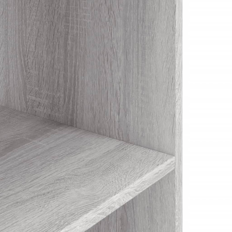 Produktbild för Akvariebänk grå sonoma 80x35x60 cm konstruerat trä