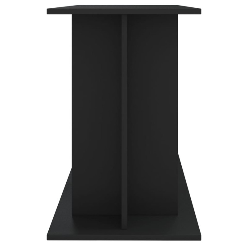 Produktbild för Akvariebänk svart 120x40x60 cm konstruerat trä