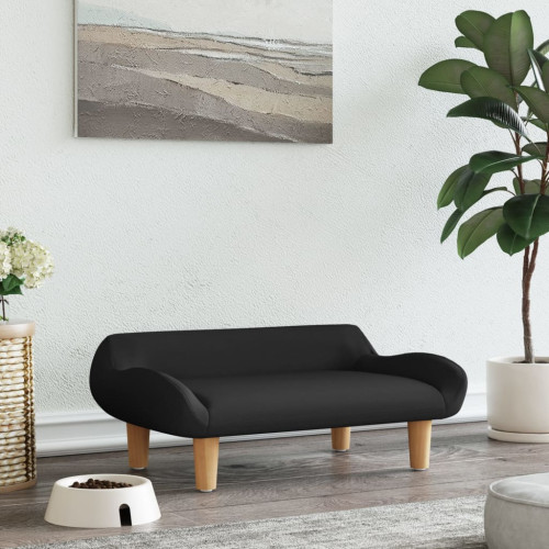 vidaXL Hundbädd svart 70x40x24 cm tyg