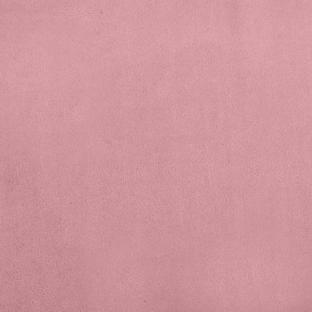 Produktbild för Hundbädd rosa 70x52x30 cm sammet