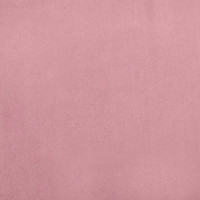 Produktbild för Hundbädd rosa 70x52x30 cm sammet