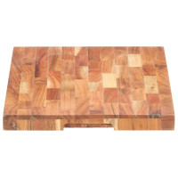 Produktbild för Skärbräda 50x35x4 cm massivt akaciaträ