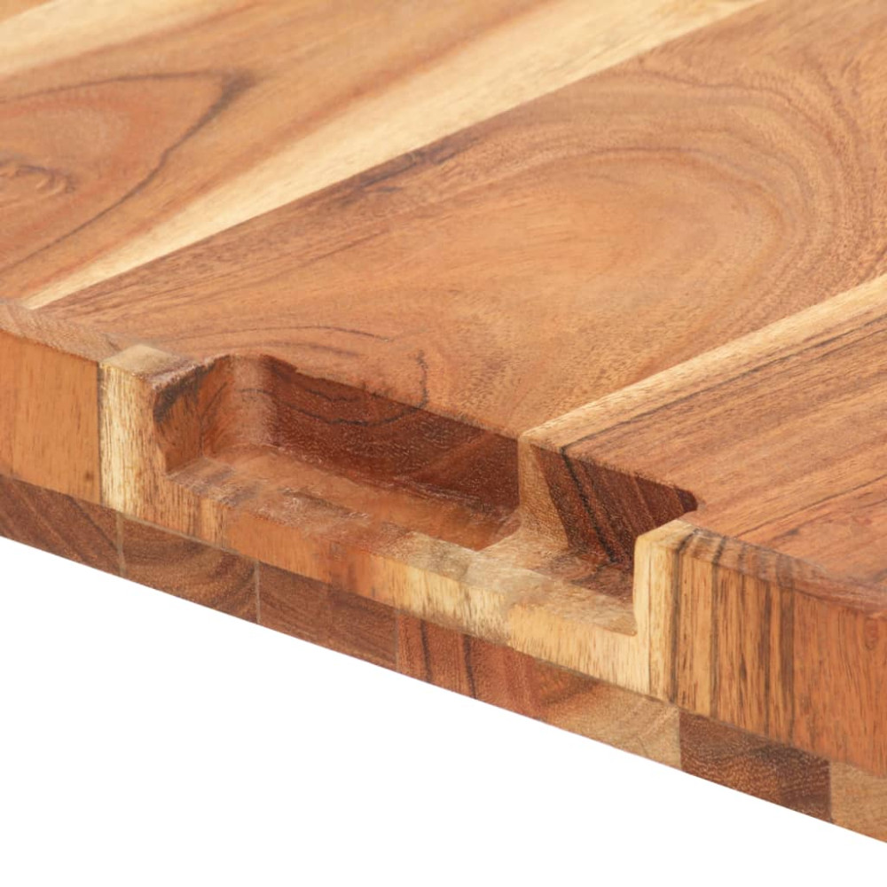Produktbild för Skärbräda 50x35x4 cm massivt akaciaträ