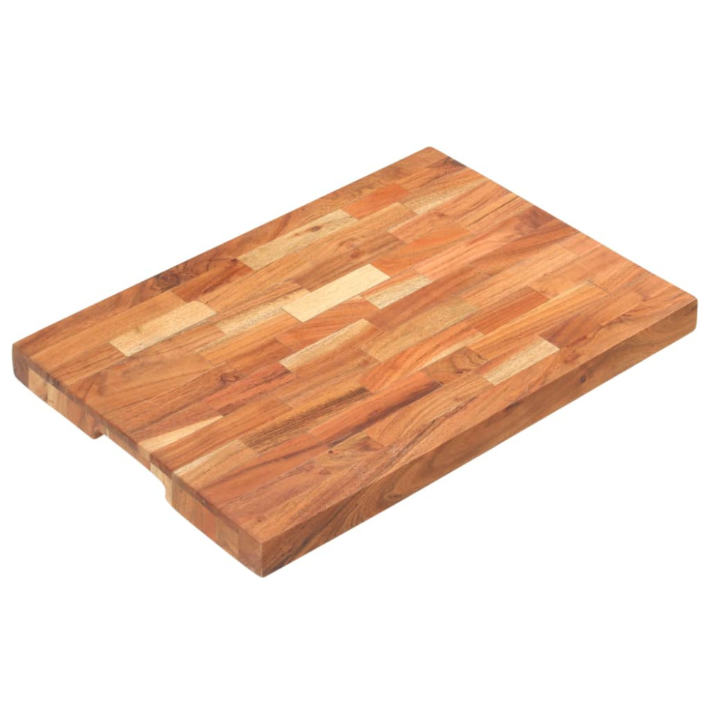 Produktbild för Skärbräda 50x35x4 cm massivt akaciaträ