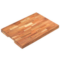 Produktbild för Skärbräda 50x35x4 cm massivt akaciaträ