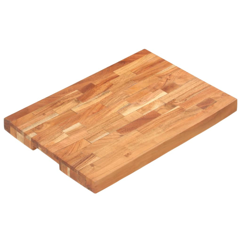 Produktbild för Skärbräda 50x35x4 cm massivt akaciaträ