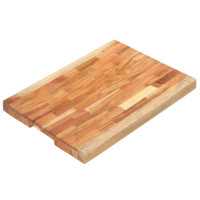 Produktbild för Skärbräda 50x35x4 cm massivt akaciaträ