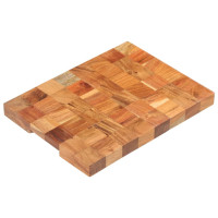 Produktbild för Skärbräda 40x30x3,8 cm massivt akaciaträ