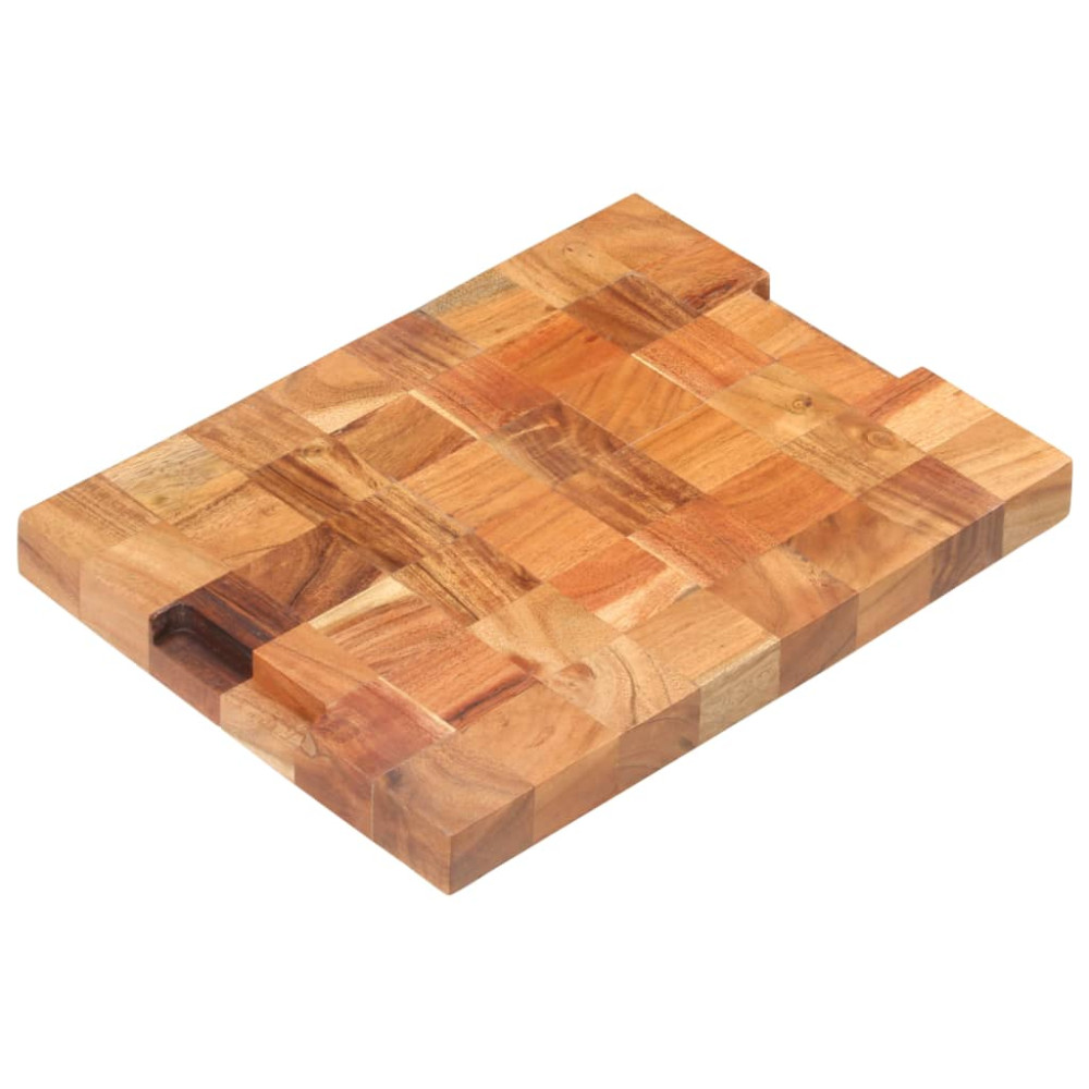Produktbild för Skärbräda 40x30x3,8 cm massivt akaciaträ