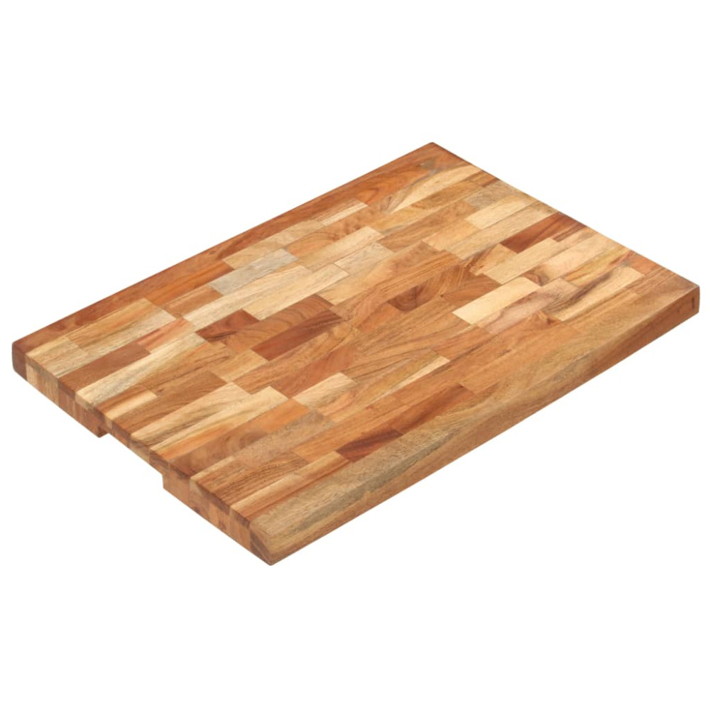 Produktbild för Skärbräda 60x40x4 cm massivt akaciaträ