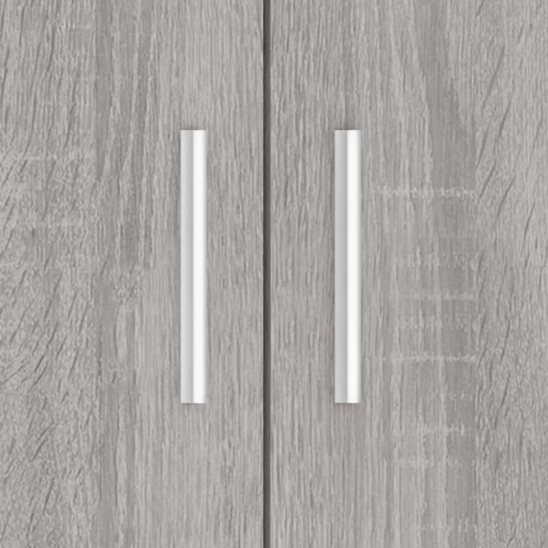 Produktbild för Akvariebänk grå sonoma 81x36x73 cm konstruerat trä