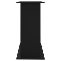 Miniatyr av produktbild för Akvariebänk svart 81x36x73 cm konstruerat trä