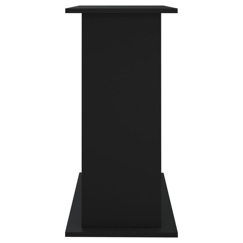 Produktbild för Akvariebänk svart 81x36x73 cm konstruerat trä