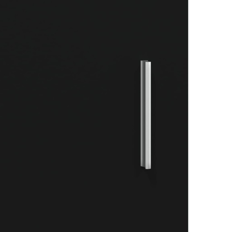 Produktbild för Akvariebänk svart 101x41x58 cm konstruerat trä