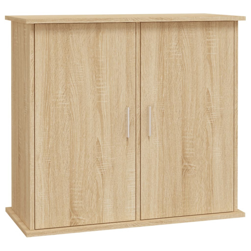 Produktbild för Akvariebänk sonoma-ek 81x36x73 cm konstruerat trä
