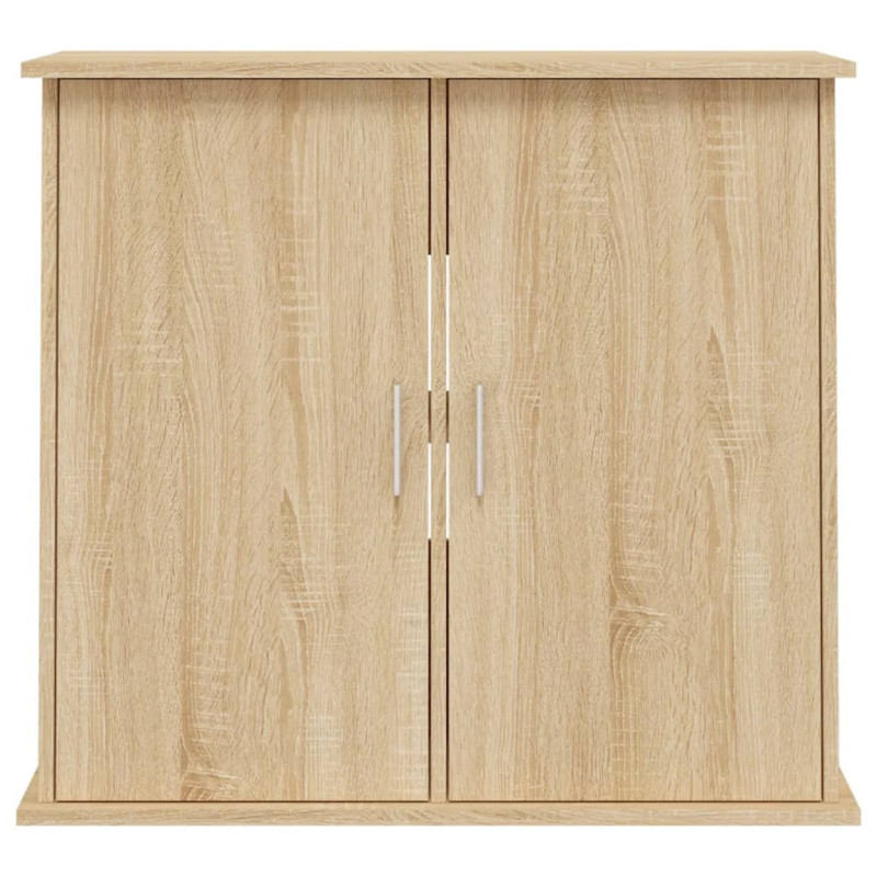 Produktbild för Akvariebänk sonoma-ek 81x36x73 cm konstruerat trä