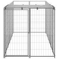 Produktbild för Hundgård silver 330x110x110 cm stål