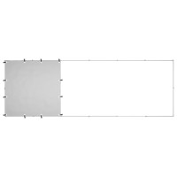 Produktbild för Hundgård silver 330x110x110 cm stål
