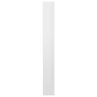 Produktbild för Tvättmaskinsskåp vit högglans 64x24x190 cm