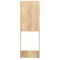 Produktbild för Tvättmaskinsskåp sonoma-ek 64x25,5x190 cm