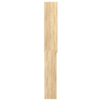 Produktbild för Tvättmaskinsskåp sonoma-ek 64x25,5x190 cm