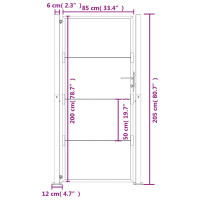 Produktbild för Trädgårdsgrind 105x205 cm rosttrögt stål