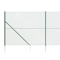 Produktbild för Gunnebostängsel med markspett grön 0,8x25 m