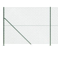 Produktbild för Gunnebostängsel med stolpsko grön 1,6x10 m