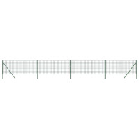 Produktbild för Stängsel grön 1,1x10 m galvaniserat stål