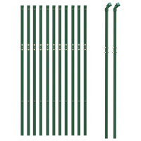 Produktbild för Stängsel grön 1,1x25 m galvaniserat stål