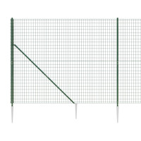 Produktbild för Stängsel med markspett grön 1,8x25 m