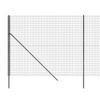 Produktbild för Stängsel antracit 1,8x25 m galvaniserat stål