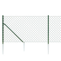 Produktbild för Gunnebostängsel med markspett antracit 1x10 m