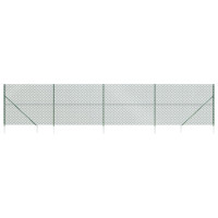 Produktbild för Gunnebostängsel med markspett grön 1,4x10 m