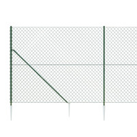 Produktbild för Gunnebostängsel med markspett grön 1,4x10 m