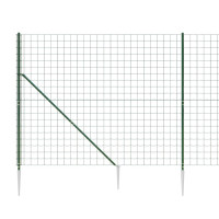 Produktbild för Stängsel med markspett grön 2,2x25 m