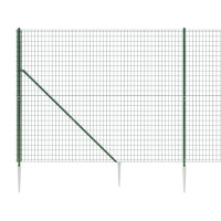 Produktbild för Stängsel med markspett grön 2x25 m