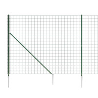 Produktbild för Stängsel med markspett grön 2,2x10 m