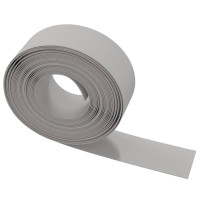 Produktbild för Rabattkant grå 10 m 20 cm polyeten